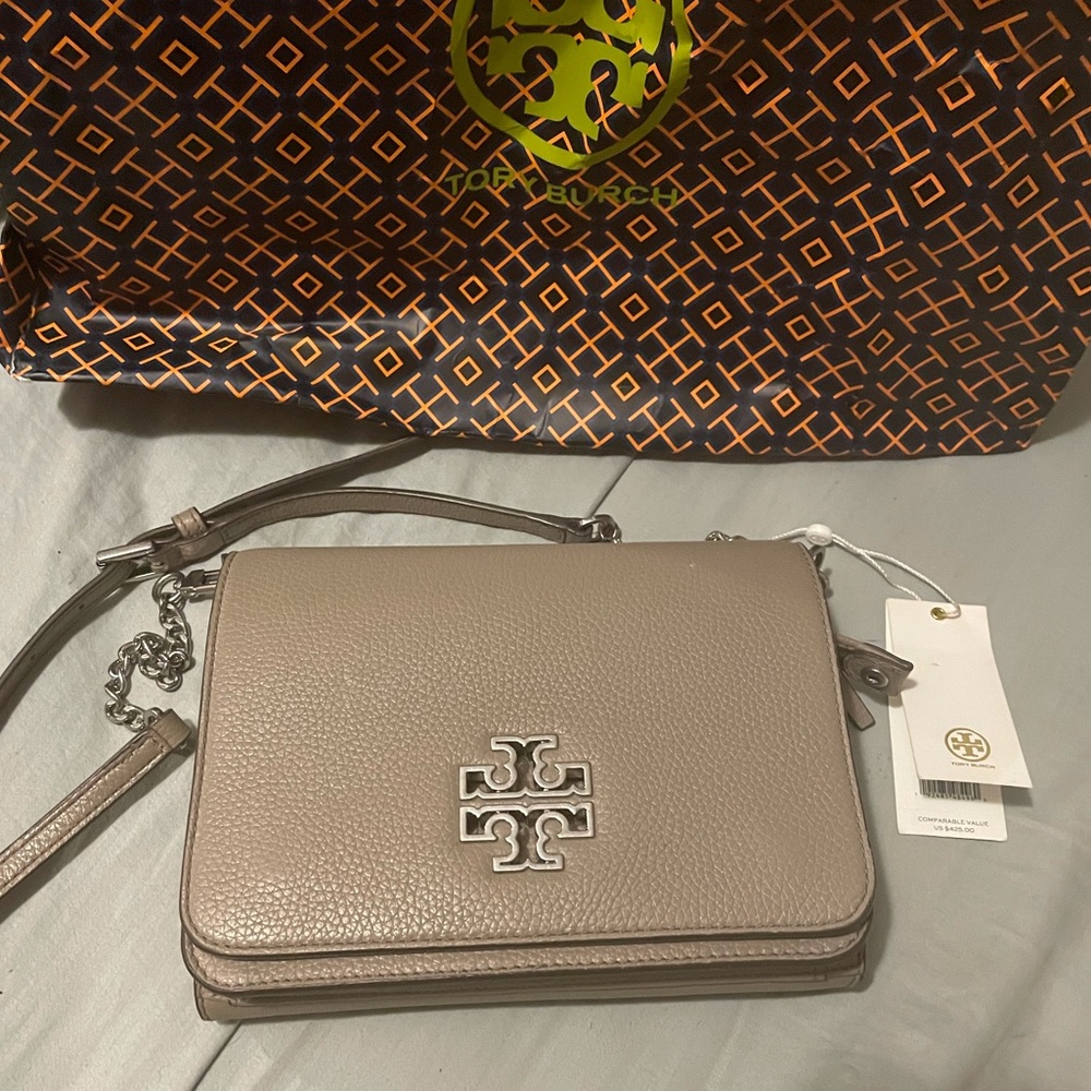 Tory Burch Britten Combo Crossbody *EUC*